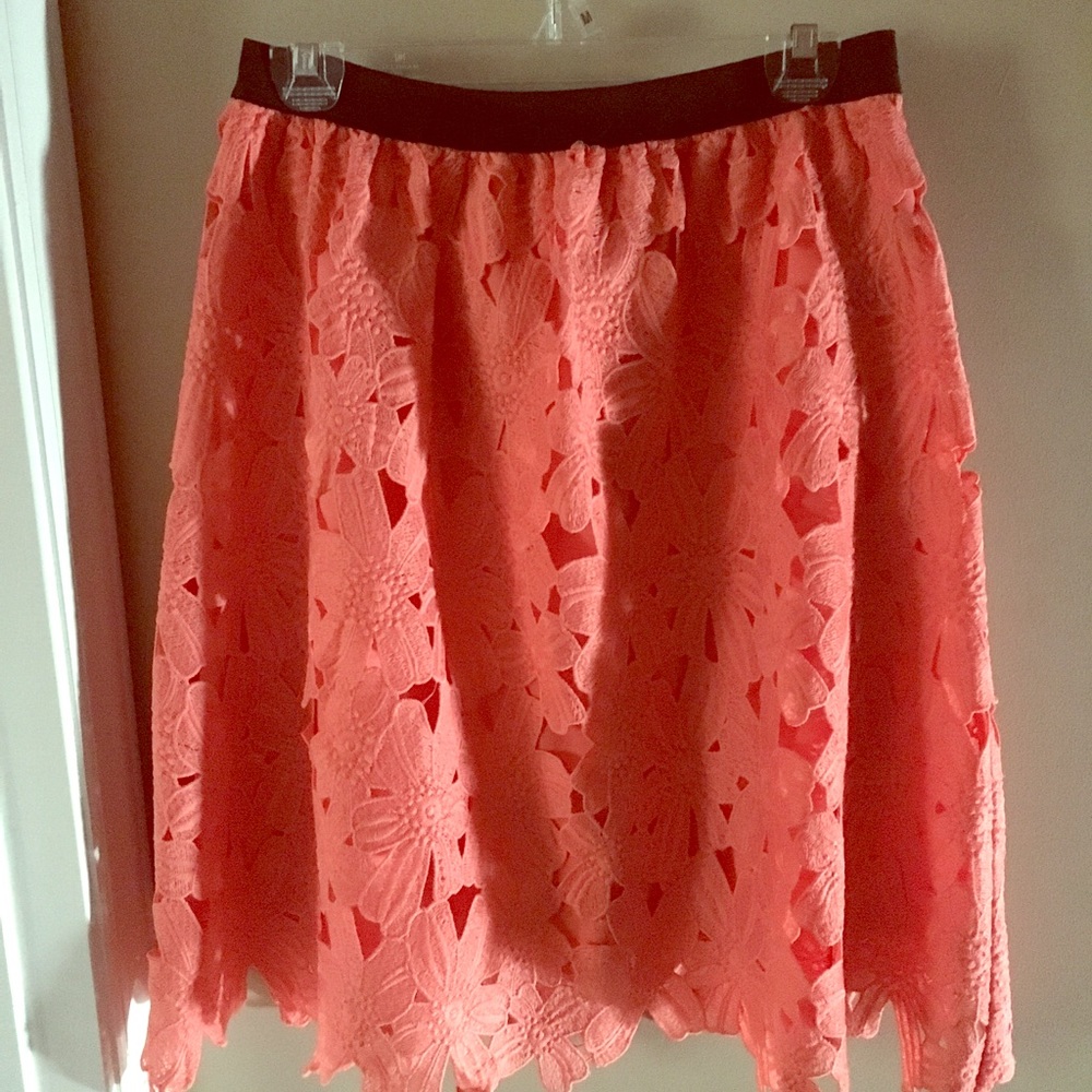 EUC coral skirt